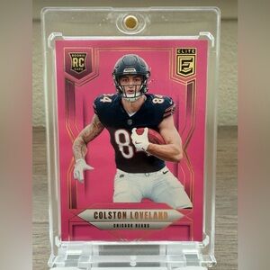 2025 Panini Donruss Elite - Rookies Colston Loveland #109 Pink Ink (RC)